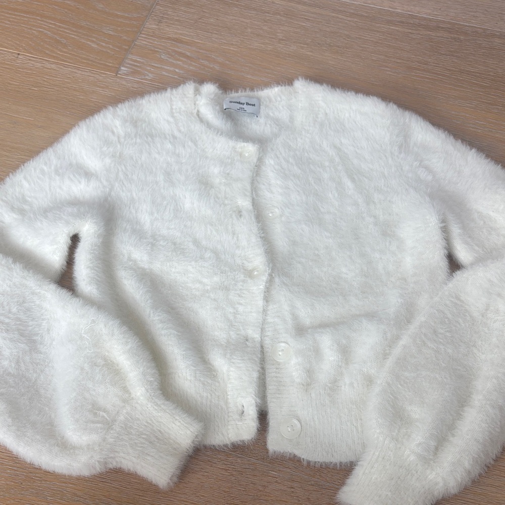 Sunday Best Soft White Cardigan